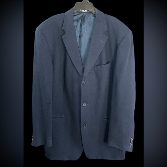 Hugo Boss Natural Stretch 100% Schurwolle Virgin Wool Size 42L Blazer - Picture 1 of 9